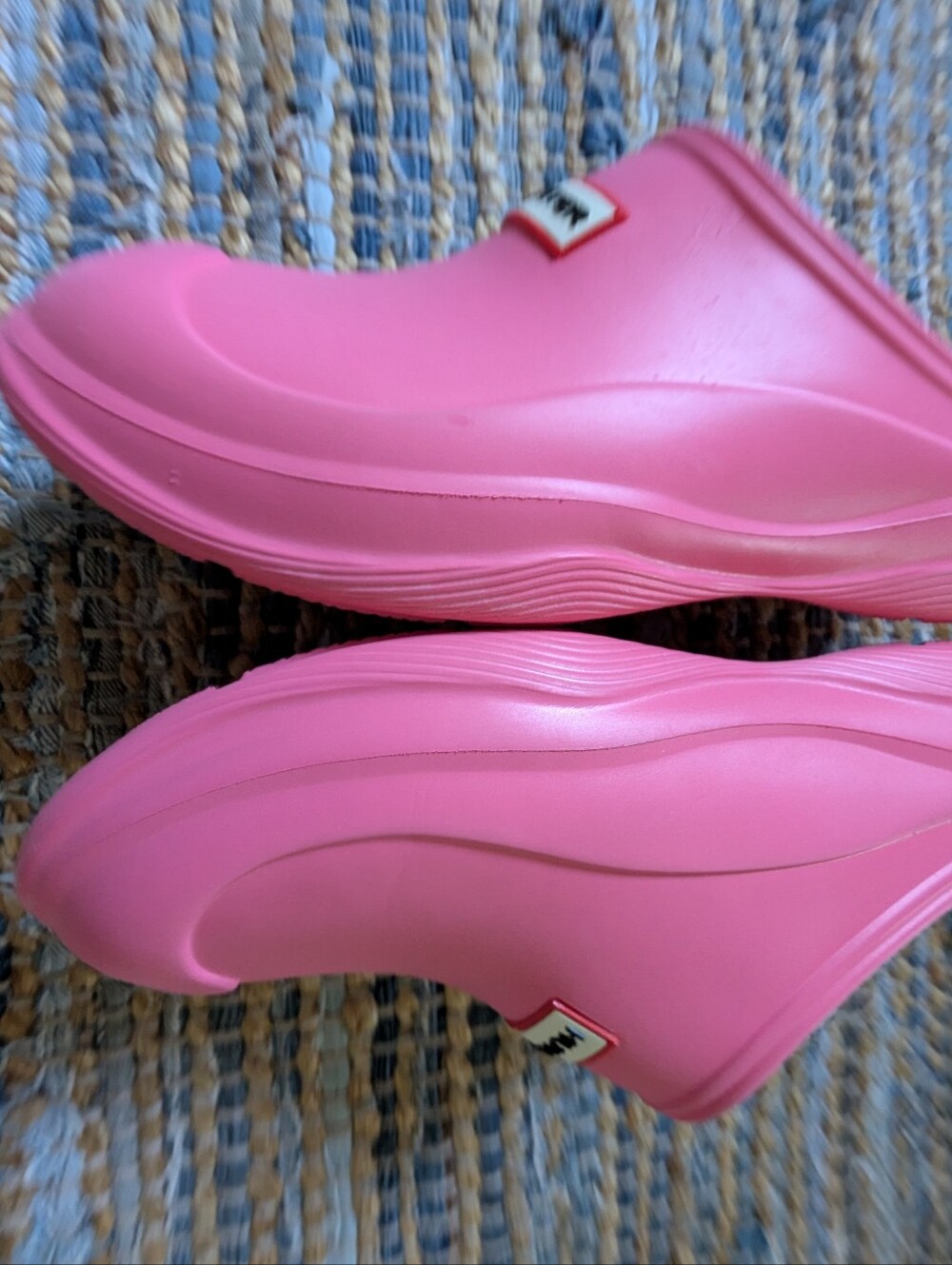 Hunter In Out Bloom Algae Foam Clogs 9 Pink Slip On Mules Barbiecore Maximilist - Picture 5 of 10